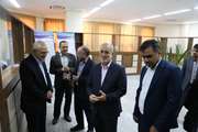 بازدید معاون پارلمانی رئیس‌جمهور از ساختمان جدید حوزه معاونت آموزشی دانشگاه