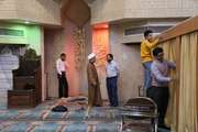 غبارروبی و عطرافشانی مسجد باقرالعلوم(ع) با همت دانشگاهیان دانشگاه شهید باهنر کرمان