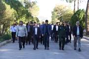 پیاده‌روی و اجتماع جامعه دانشگاهی شهید باهنر کرمان به مناسبت سالروز طوفان الاقصی برگزار شد.