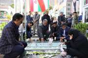 آیین تجدید میثاق دانشگاهیان با شهدا در جوار قبور شهدای مقاومت