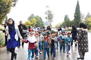 پیاده روی به مناسبت اربعین حسینی مهد کودک دانشگاه