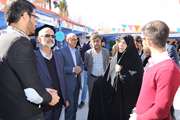 بازدید دکتر طاهر؛ رئیس دانشگاه از دوازدهمین جشواره رویش