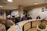 جلسه هم‌اندیشی مسئولین حوزه علمیه با رئیس دانشگاه شهید باهنر کرمان