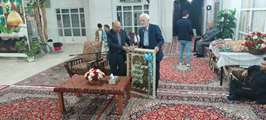 دیدار رئیس دانشگاه شهید باهنر کرمان با باخانواده شادروان حاج ماشاالله خدادادپور