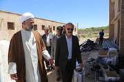 بازدید دکتر طاهر از روند تعمیرات و بازسازی خوابگاه هرندی و دانشکده فنی