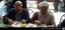 بازدید سر زده رئیس محترم دانشگاه از سلف دانشجویی خواهران