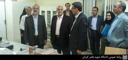 بازدید معاون پژوهشی وزارت علوم از آزمایشگاه های دانشگاه