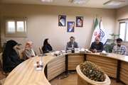 دیدار صمیمی رئیس دانشگاه شهید باهنر با شش دانشجوی روشندل 